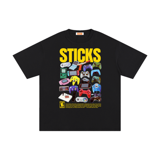 ENUF STICKS GRAPHIC TEE - BLACK