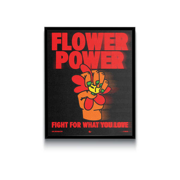 Flower Power Black