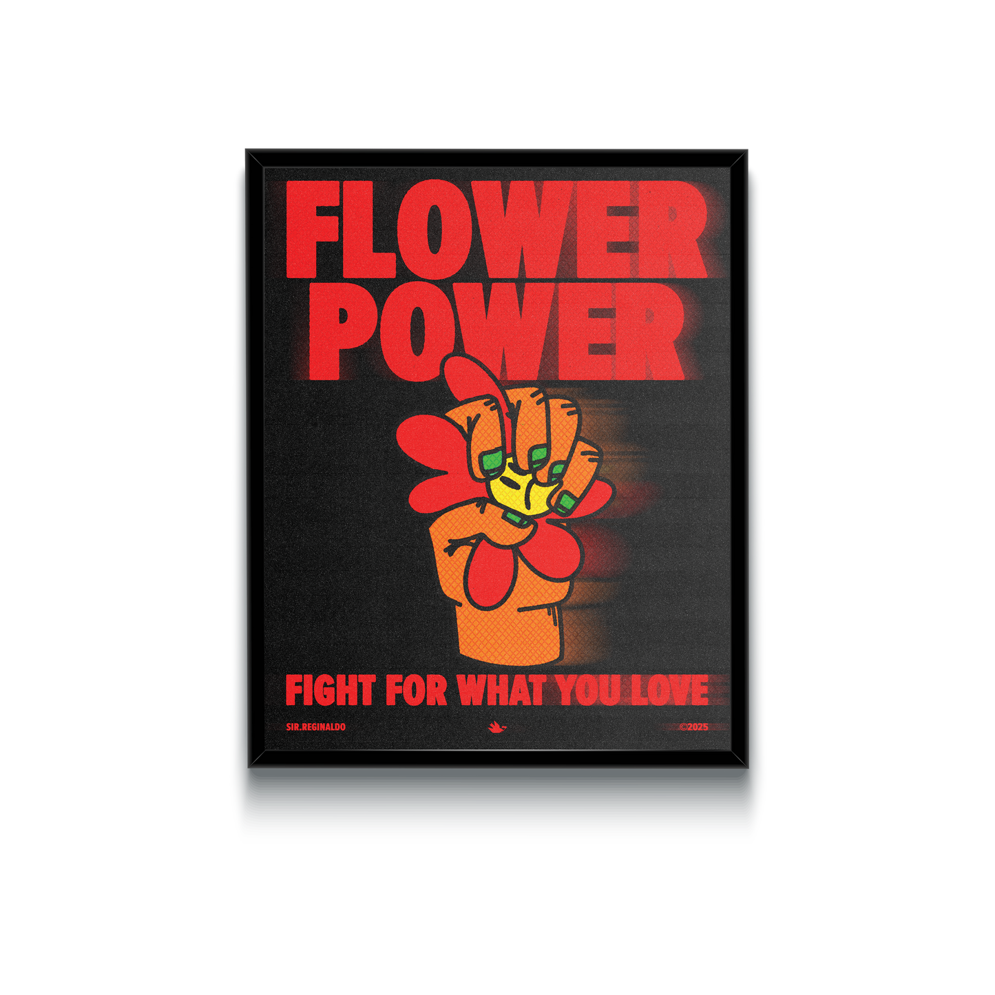 Flower Power Black